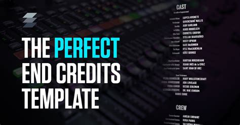 After Effects End Credits Template Free Download