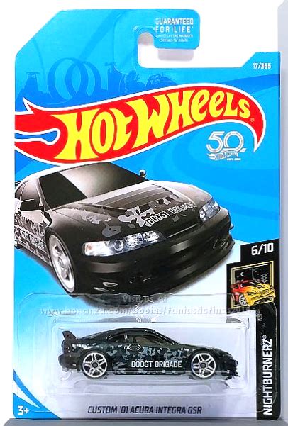 Hot Wheels Custom 01 Acura Integra GSR Nightburnerz 6 10 17 365 2018 Contemporary