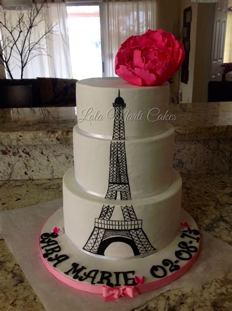 Eiffel Tower Cake Eiffel Tower Wedding Cake Lota Wedding Cakes