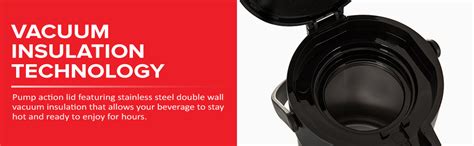 LIVIVO Stainless Steel Airpot Hot Tea Coffee Drinks Vacuum Flask Jug Suitable For Hot Or Cold