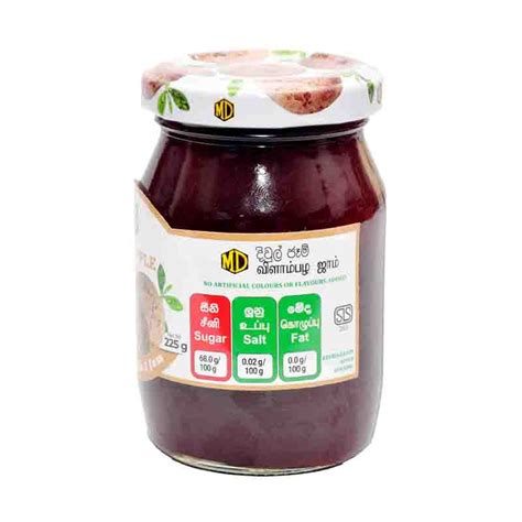 Md Woodapple Jam 225g Taplowlk