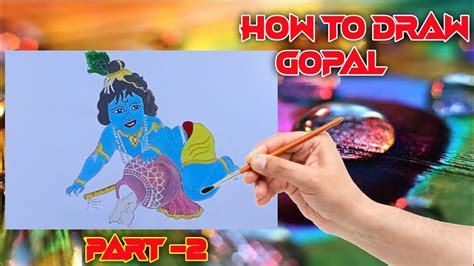 How To Draw Gopal How To Draw Laddu Gopal Laddu Gopal Drawing Laddu