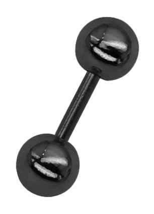 Clou D Oreille Ball Duo Noir BDSM Univers