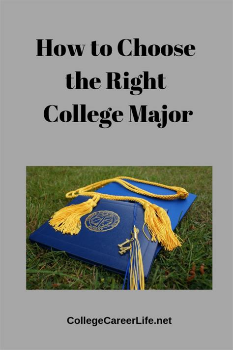 How To Choose The Right College Major College Career Life