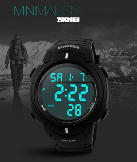 Grosir Jam Tangan Pria Digital SKMEI 1068 Original - WAKTUSHOP