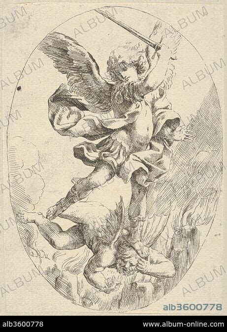 After Guido Reni Anonymous Th Century The Winged Archangel Saint