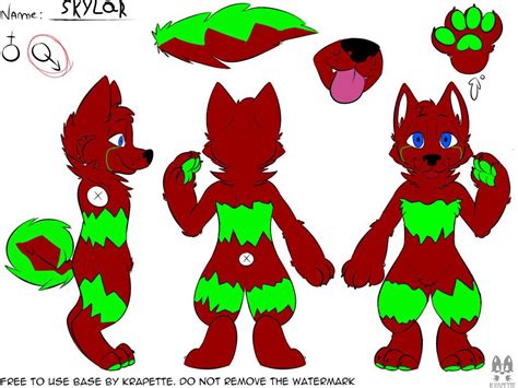 Owo My Reference Sheet Base By Krapette Rfurry