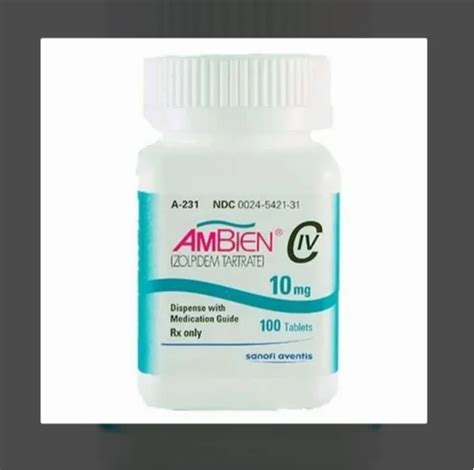 Tablet Zolpidem 10 Mg Ambien UK Delivery At Rs 5000 Box Zolpidem