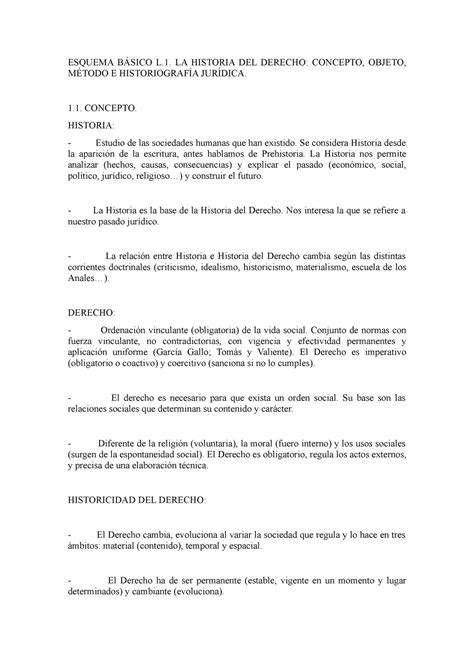 Tema Hecho Tema De Historia Del Derecho Derecho Uniovi