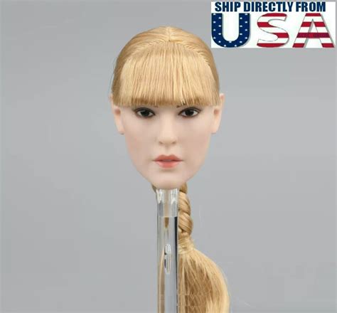 Female Head Sculpt Blonde For Phicen Hot Toys Worldbox Female Figure Usa