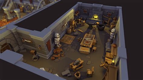 Low Poly Dungeon Update Low Poly Dungeon Asset Pack By Miguel Lobo