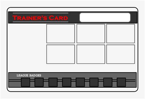 Pokemon Trainer Card Templates 145882 Blank Pokemon Trainer Card