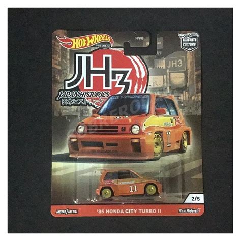 Hot Wheels Honda City Turbo II Japan Historics Sobre Rodas