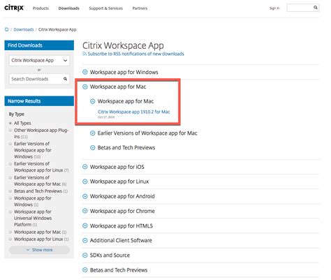 Install the Citrix Workspace App 