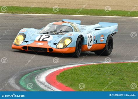 Imola Classic 26 October 2018: Porsche 917 1970 Gulf Livery Ex Attwood ...