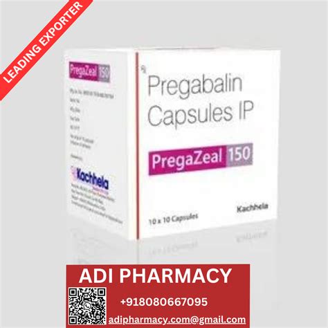 Pregabalin 150Mg Capsule At Rs 80 Stripe In Nagpur ID 2850628042988