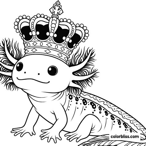 6 Axolotl Coloring Pages | ColorBliss