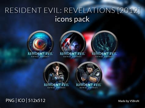 Resident Evil Revelations 2012 Icons Pack By Vsbron On Deviantart