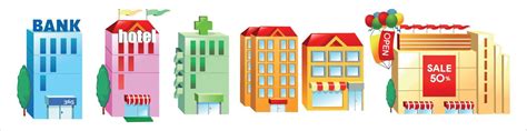 Cityscape buildings Vector 3777727 Vector Art at Vecteezy