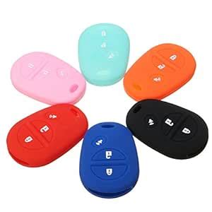 Machpro 3 Buttons Silicone Key Cover Case For Toyota Sienna Tacoma