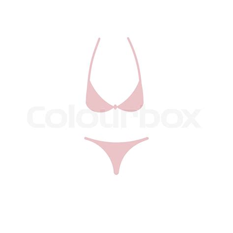 Bikini Icons Stock Vector Colourbox
