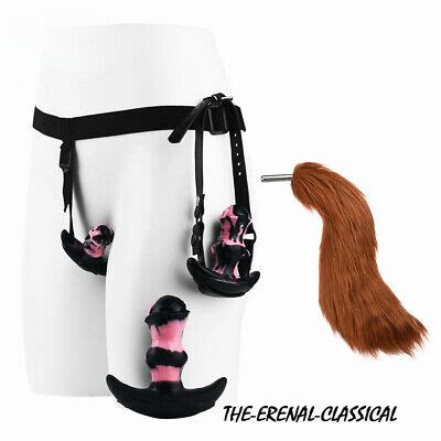 Strap On Anal Plug Pants Chastity Belt Butt Plug Straps Dildo Vibrating Sex Toys EBay