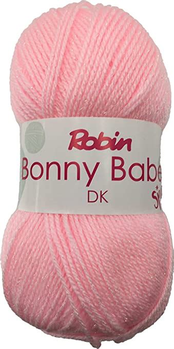 Robin Babe Sparkle DK Yarn 100g 5601 Pink Amazon Co Uk Home Kitchen