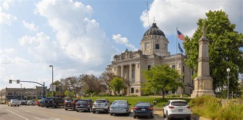 bloomington indiana courthouse royalty  images stock