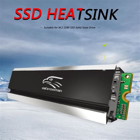 Алюминиевый радиатор SNOWMAN NVME, охлаждающий тепловой радиатор P M.2 ...