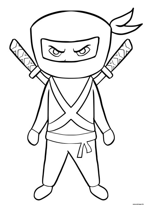 Coloriage Super Ninja Dessin Ninja Imprimer