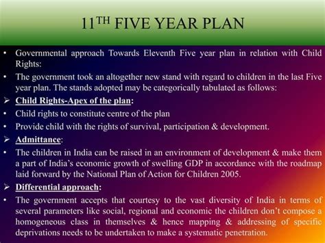 Five Year Plan Ppt