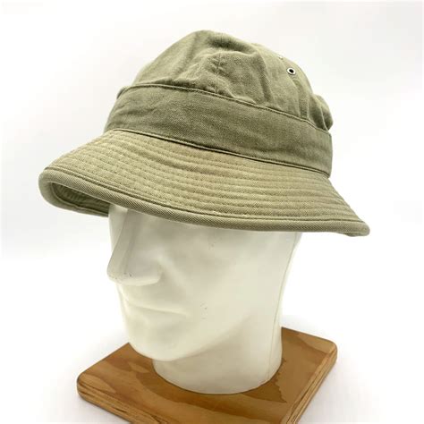 Us Army Hbt Cap Wwii Foxhole Militaria