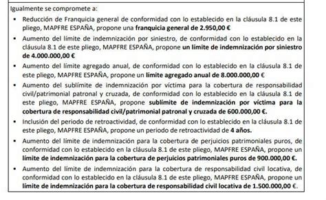 Mapfre Se Adjudica El Contrato Del Seguro De Responsabilidad Civil Del