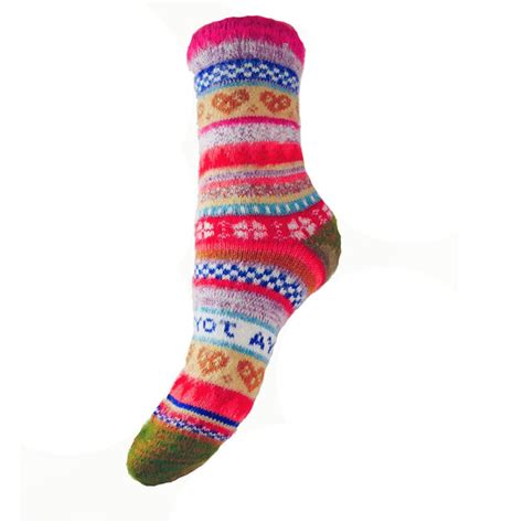 Joya Multi Coloured Scandi Wool Blend Ladies Socks Ws397 Luscious Scarves