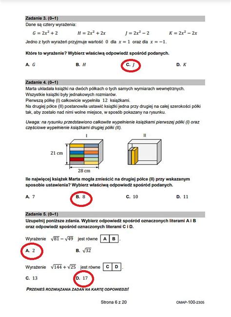 Egzamin Smoklasisty Matematyka Arkusze Cke I Odpowiedzi