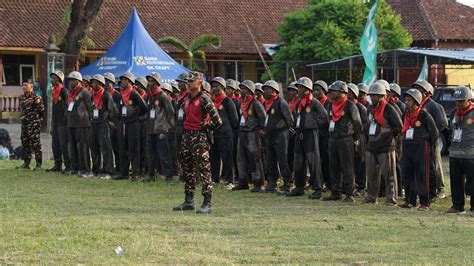 Gp Ansor Dan Fatayat Nu Tempel Sukses Gelar Pendidikan Dasar Banser Dan