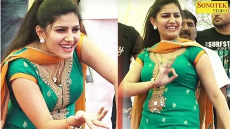 Sapna Choudhary In Backless Dress Donali Ju Dance Sapna Choudhary