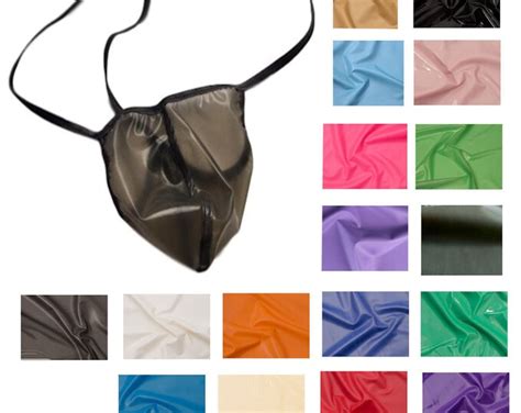 Men S Latex Rubber G String Thong Second Skin Exotic Unique Fun Sexy Shiny Hot Wild Fetish