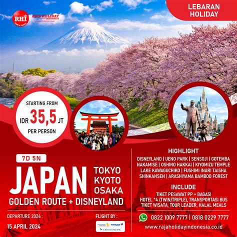 Paket Tour Jepang Liburan Wisata Tokyo Murah