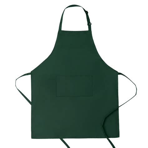 Ka007dg 2 Pack Adjustable Bib Apron Dark Green Syntus