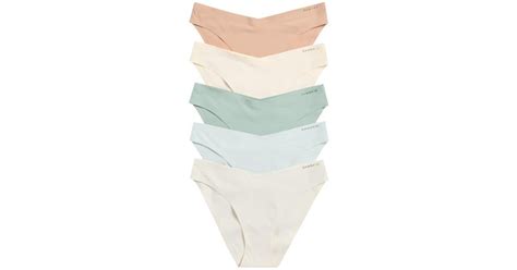 Danskin Assorted 5 Pack V Front Bikini Briefs In Blue Lyst