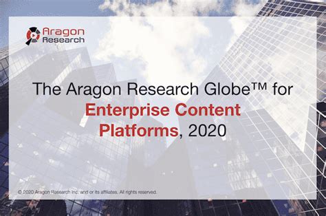 The Aragon Research Globe™ For Enterprise Content Platforms 2020