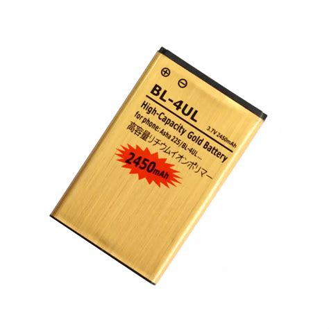 1x Ciszean 2450mah Bl 4ul Bl 4ul Bl4ul 3 7vdc Gold Replacement Li