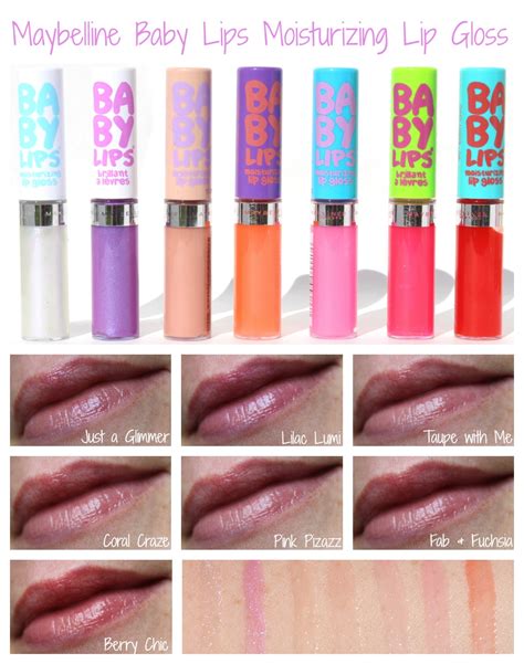 Maybelline Baby Lips Moisturizing Lip Gloss Review Photos Swatches