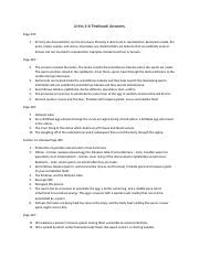 Textanswers Docx Units Textbook Answers Page Primary Sex Characteristics Are