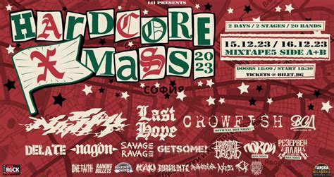 HARDCORE X MASS DJambore музикалните събития отвън и вътре