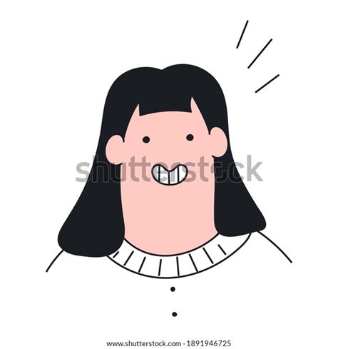 122254 Funny Face Girl Stock Vectors Images And Vector Art Shutterstock