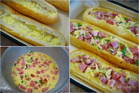 Кулинарен блог на Маги: Пълнени багети