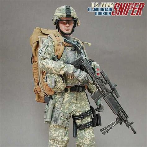 1 6 Scale Hot Toys U S Army 10th Mountain Division Sniper 12 Action Figure 12