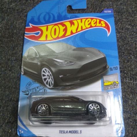 New Tesla Model Hot Wheels Hotwheels Car Shopee Malaysia